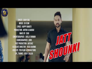 Jatt Shounki video