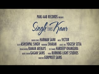 Singh loves Kaur Harman Saini Video Song