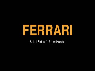 Ferrari Sukhi Sidhu Video Song